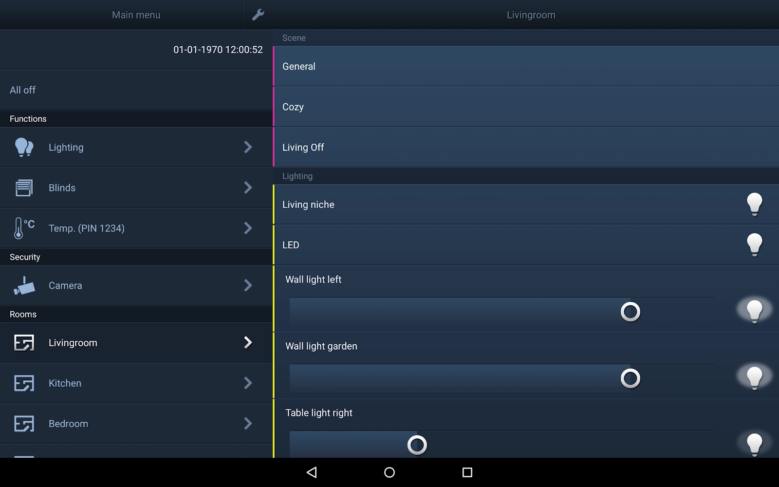 Altre opzioni di visualizzazione KNX con 1Home