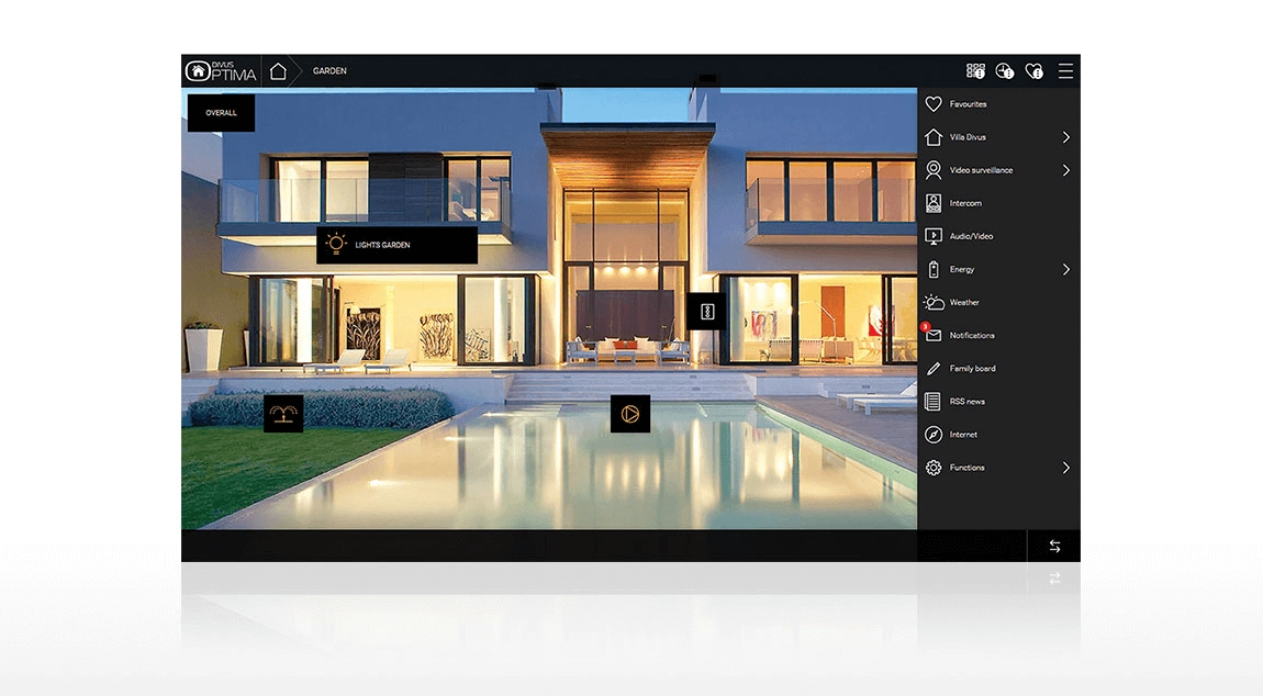 Altre opzioni di visualizzazione KNX con 1Home