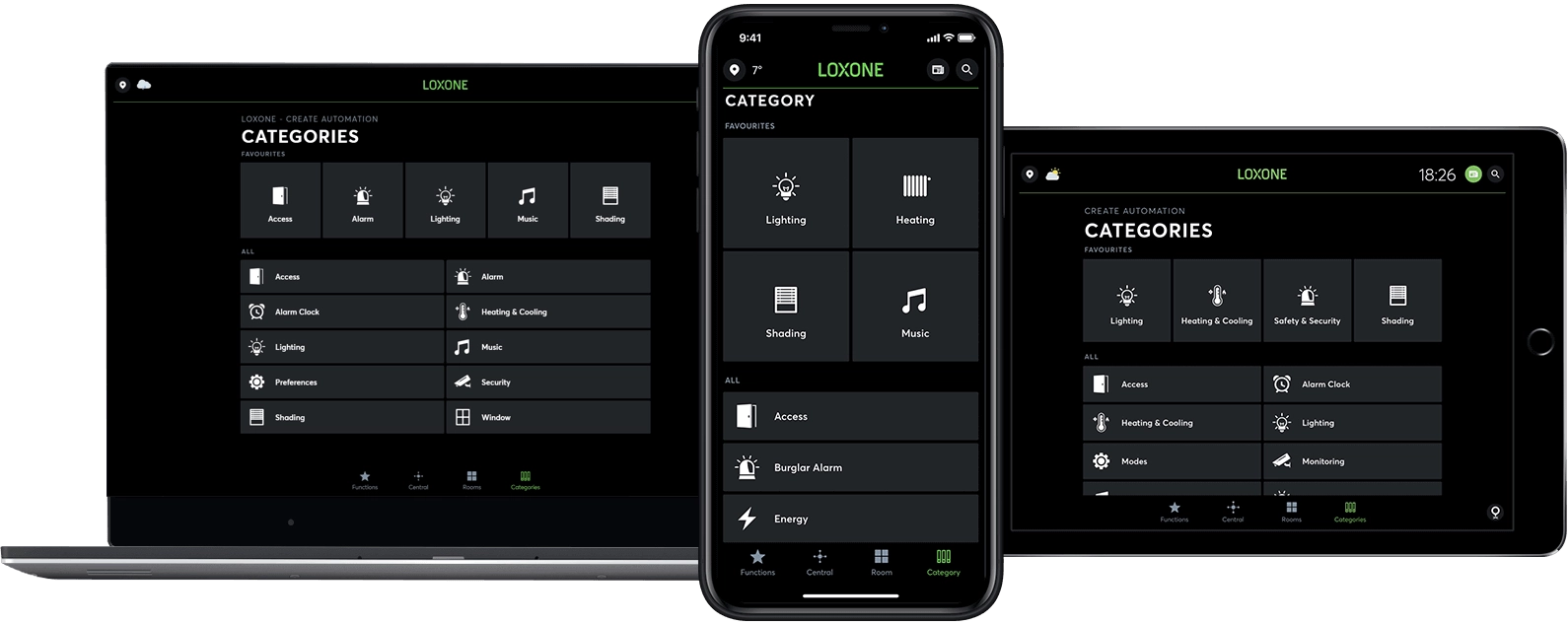 Altre opzioni di visualizzazione KNX con 1Home