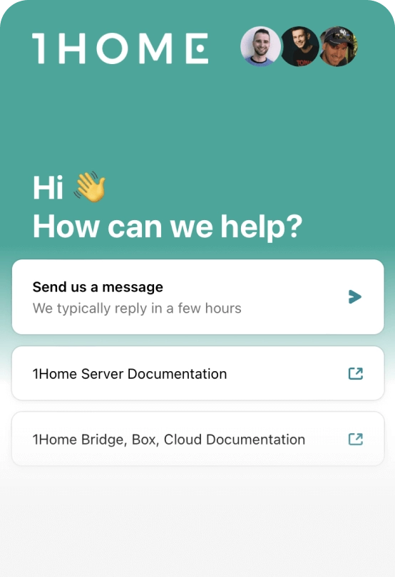 1Home Live-Chat-Kundensupport