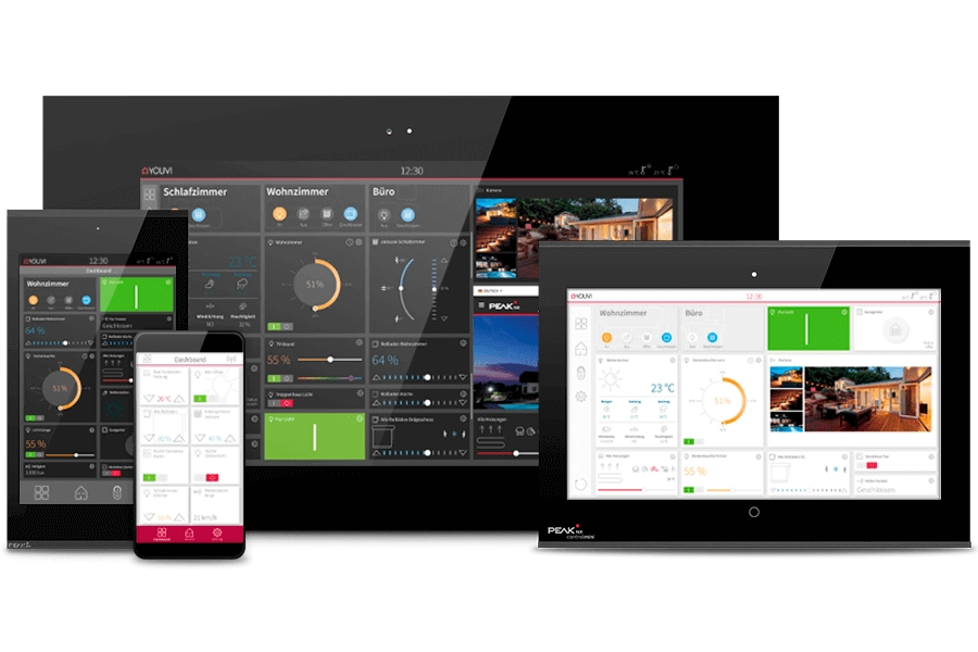 Altre opzioni di visualizzazione KNX con 1Home